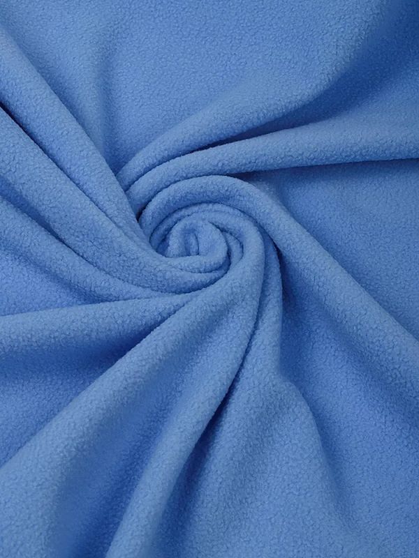 Флис 2-сторонний 190 г/м², 150 см / 10 метров, N-TBY-0059-331, цв.F331 тем.голубой