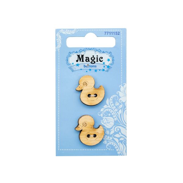 Украшения декоративные пуговицы Утенок, 2 шт, Magic Buttons LW812-V45