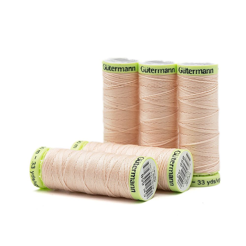 Нитки отделочные Gutermann Top Stitch, 30м, 658 розовая карамель, 5 катушек