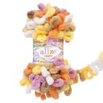 Пряжа Alize (Ализе) Puffy Color / уп.5 мот. по 100 г, 9м, 6531 секционный