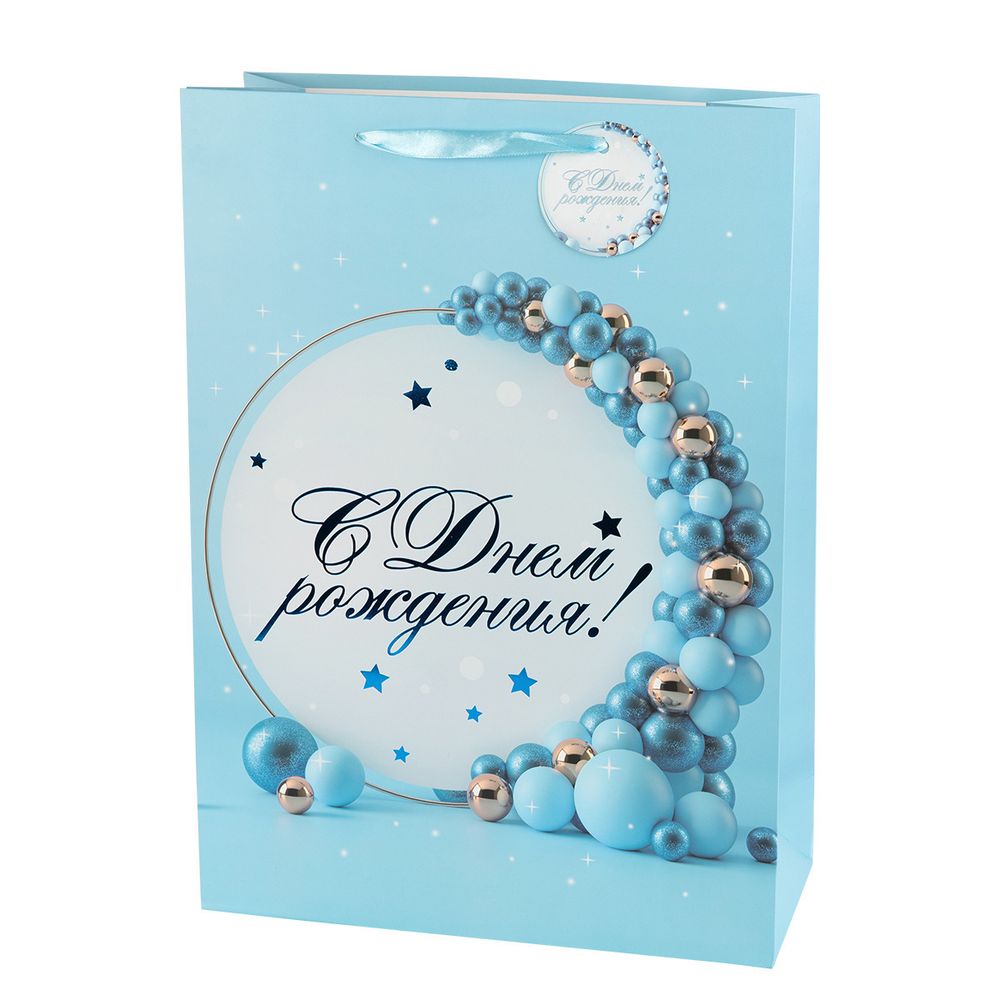 Подарочный пакет 210 г/м², 30х42х12 см, 12 шт, 02, Stilerra BASL