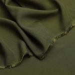Штапель 110 г/м², 145 см / 2 метра, TBY-Vi-30-28.2, цв.28 т.оливковый