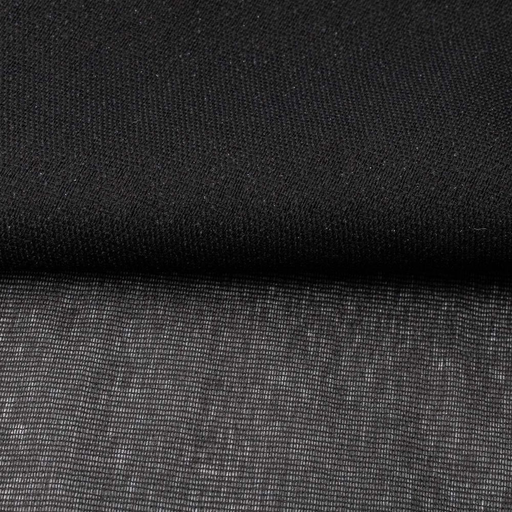 Дублерин шифоновый 30 г/м², 150 см / 100 метров, черный