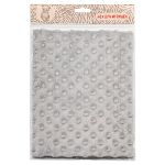 Плюш (ткань) Sovushka Minky dot 280 г/м², 45х50 см, ворс 2,5мм, серый, 615622-6