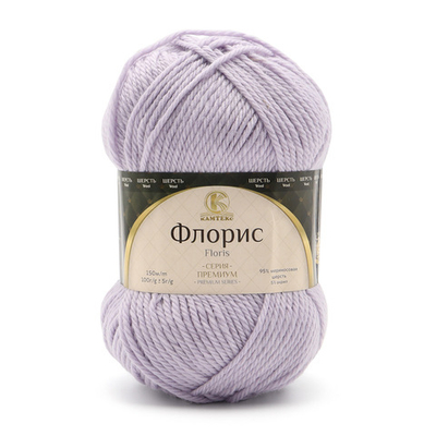 Пряжа Камтекс Флорис / уп.5 мот. по 100 г, 150 м, 106 жемчужный