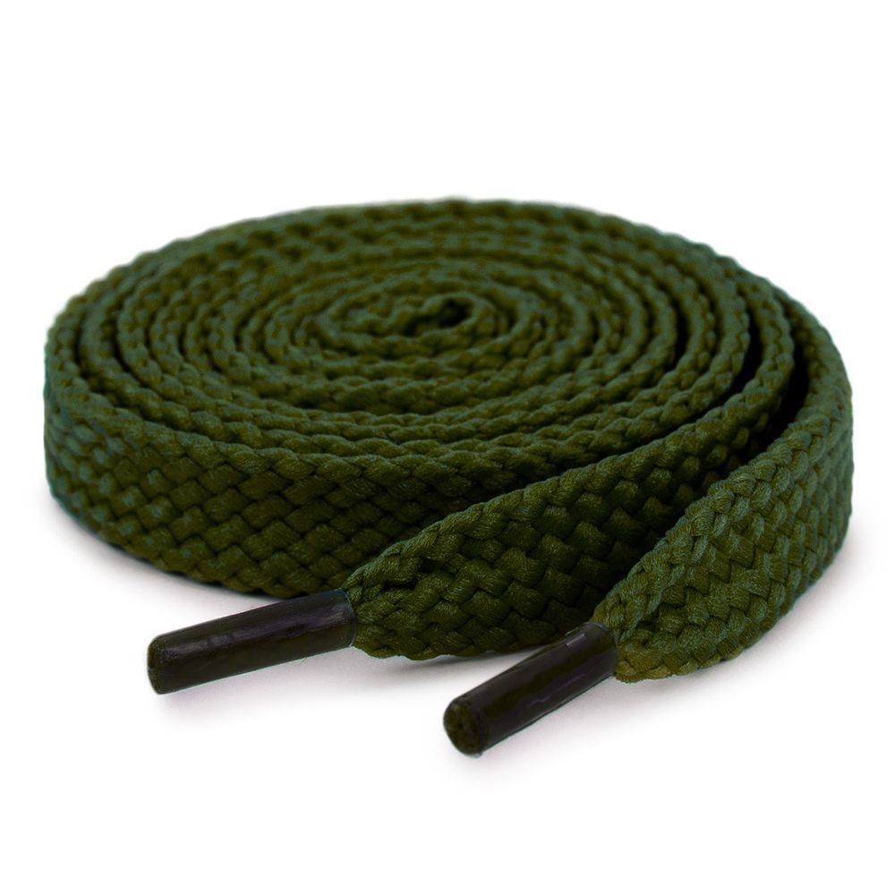 Шнурки для обуви т.6 100 см, 25 п, №158 оливковый, Gamma