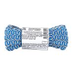 Тесьма декоративная 10 мм / 10 метров, метал. рис. 8657, васильковый /под серебро, Blitz