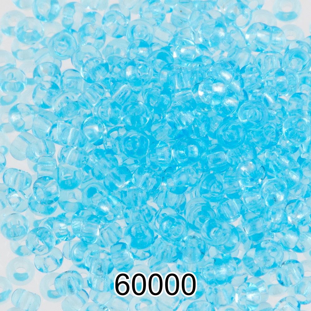 Бисер Preciosa 10/0 (2.3 мм), 500 г, 60000(Ф177) св.голубой
