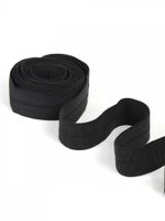 Резинка бельевая (окантовочная) 20.0 мм / 25 метров, плотная, черный F322