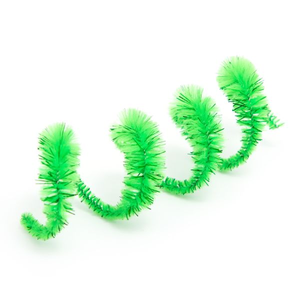 Проволока синельная объемная Цветок 12 мм / 300мм, 15 шт, Astra&Craft (B-039 зеленый)