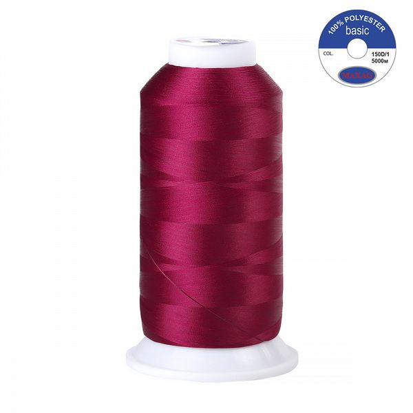 Нитки швейные текстурированные Max, 150D/1, 5000 м, 90г, 178 фуксия