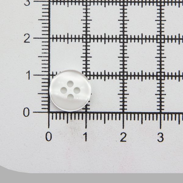 Пуговицы 4 прокола 18L (11мм), (White белый) CB, 72 шт