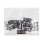 Фиксатор (зажим) для шнура металл 1 отв., 20х10 мм, (in ⌀4.5 мм), цв.чер.никель, 10 шт