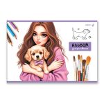 Альбом для рисования выбор.лак, 100 г/м², A4 29.5х20.2 см, 24 л. на скобе 5 шт, 01702 МИКС Нарисуй мечту, Светоч А255