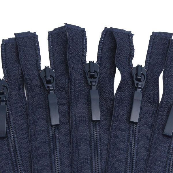 Молния спираль (витая) Arta Т5 (5 мм) 1 зам., разъем., 80 см, цв. 196 т.синий, уп.5 шт