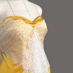 Кружево бельевое эластичное 240 мм / 25 м, 40992, цв.001 белый, Kruzhevo