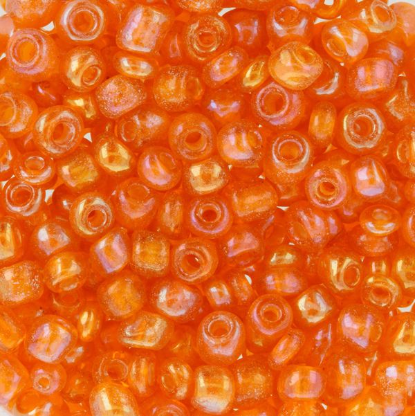 Бисер Zlatka 8/0 (2.9 мм), 100 г (10х10 г), №0228 оранжевый, GR