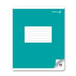 Тетрадь ученическая школьная A5 12 л. на скобе 65 г/м², белизна 100% 25 шт клетка, 01398 Однотон с уголком, Светоч Т74