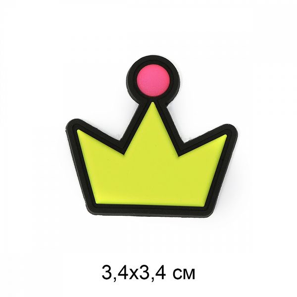 Аппликации пришивные 2352 Корона 3,4х3,4см, 20 шт