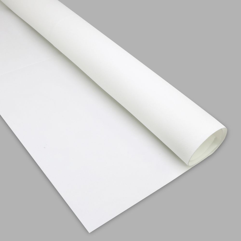 Фоамиран шелковый 50х50см, 1,0мм (белый), st-0700б