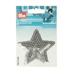 Термоаппликация Звезда с пайетк. серебр. 1шт, Prym