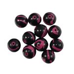 Бусины пластик ⌀16 мм, под мрамор, 11 шт, Astra&Craft, 2-16