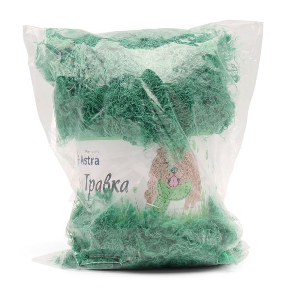 Пряжа Astra Premium (Астра Премиум) Дудль Травка / уп.1 мот. по 200 г, 20 м, 09 зеленый