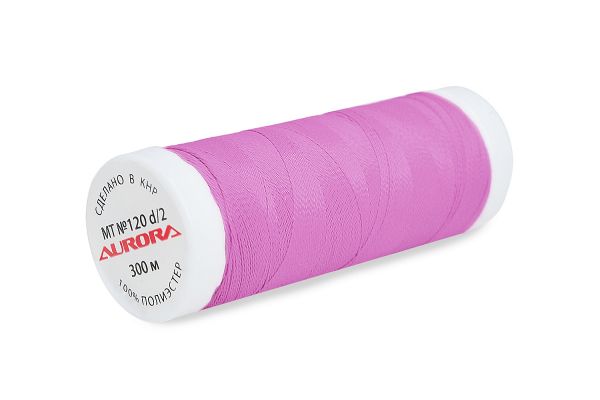 Нитки вышивальные матовые Aurora №120, 300 м, цв. MT1016, 5 катушек