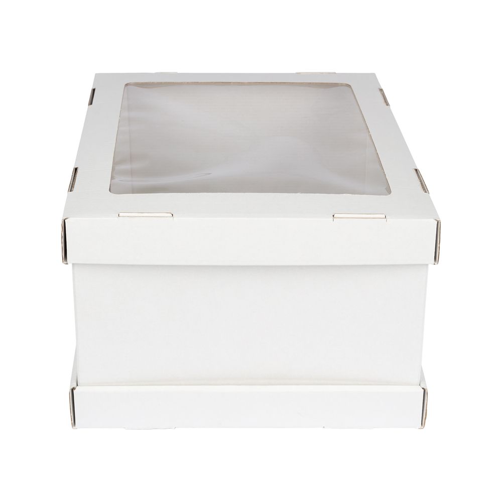 Кондитерская коробка для торта с 1 окном 28х28х20 см, S-Chief BFC-003