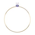 Кольцо для макраме (заготовка) сталь металл ⌀150 мм, под золото, Gamma RKG-015