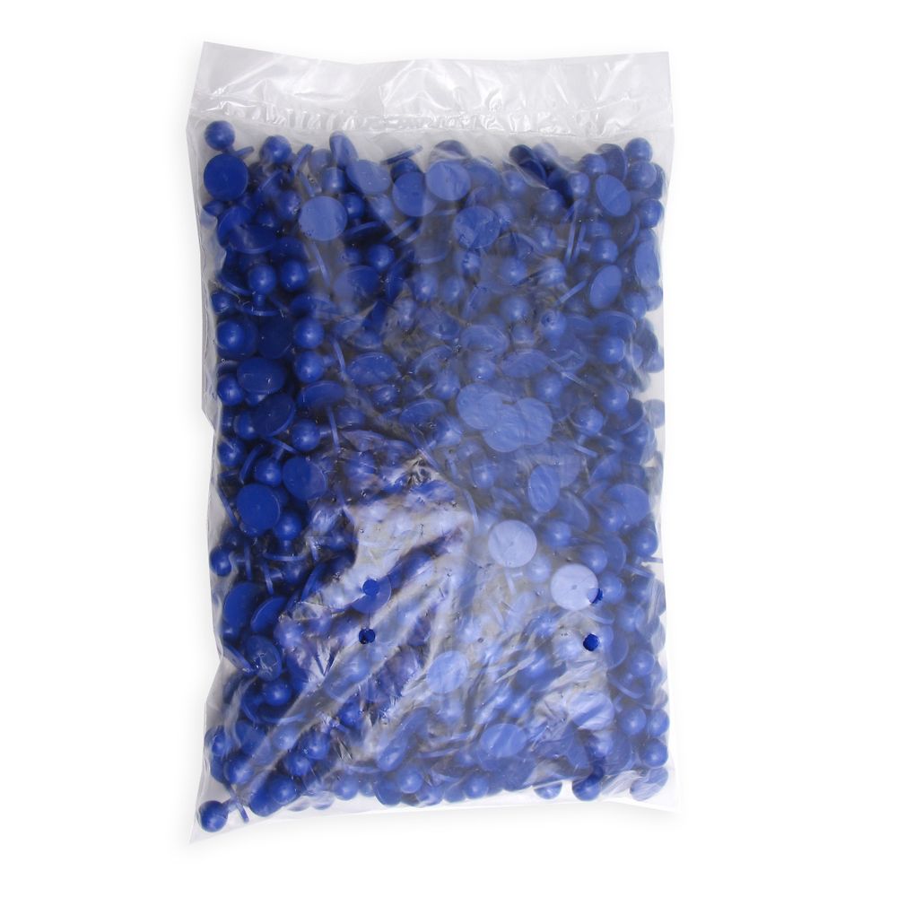 Пукля поварская, цветная, 10 мм (61 василек) П-10, 500 шт