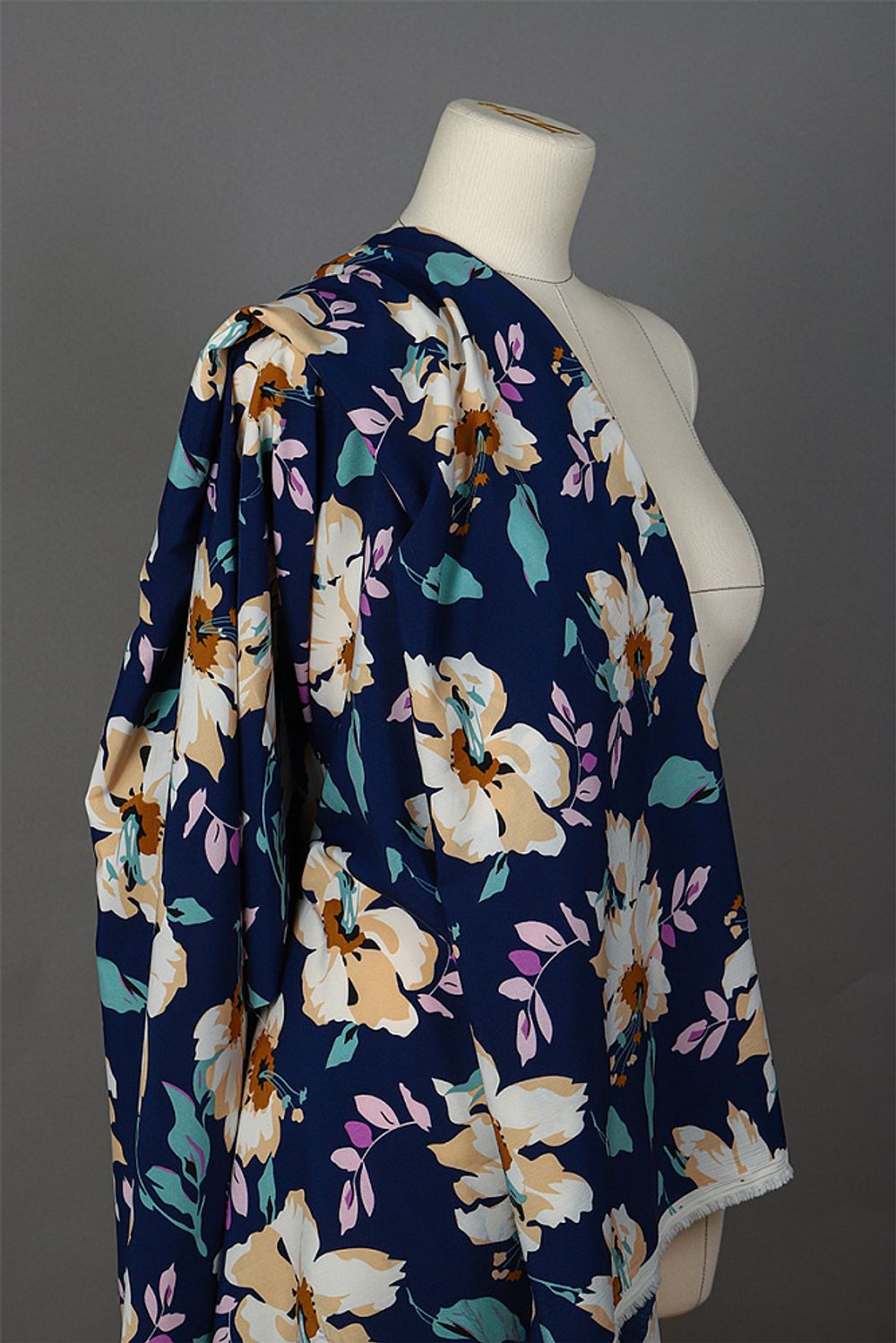 Софт ткань 105 г/м², шир.150 см, M203.1, цв.1 синий, 25м /TOS/