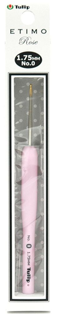 Крючок для вязания с ручкой Tulip Etimo Rose 1,75мм, TEL-00e /TOS/