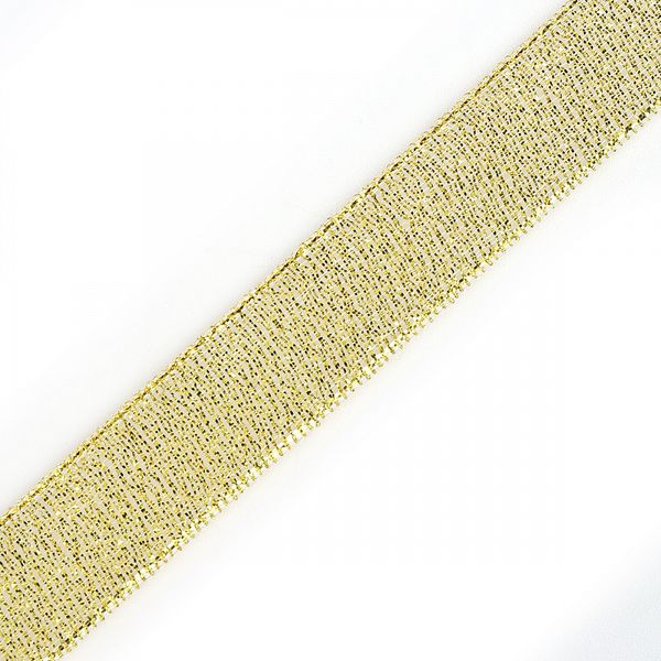 Лента металлизированная 15.0 мм / 22.85±1 метра, цв. золото, Magic4Hobby, упак. 5 шт