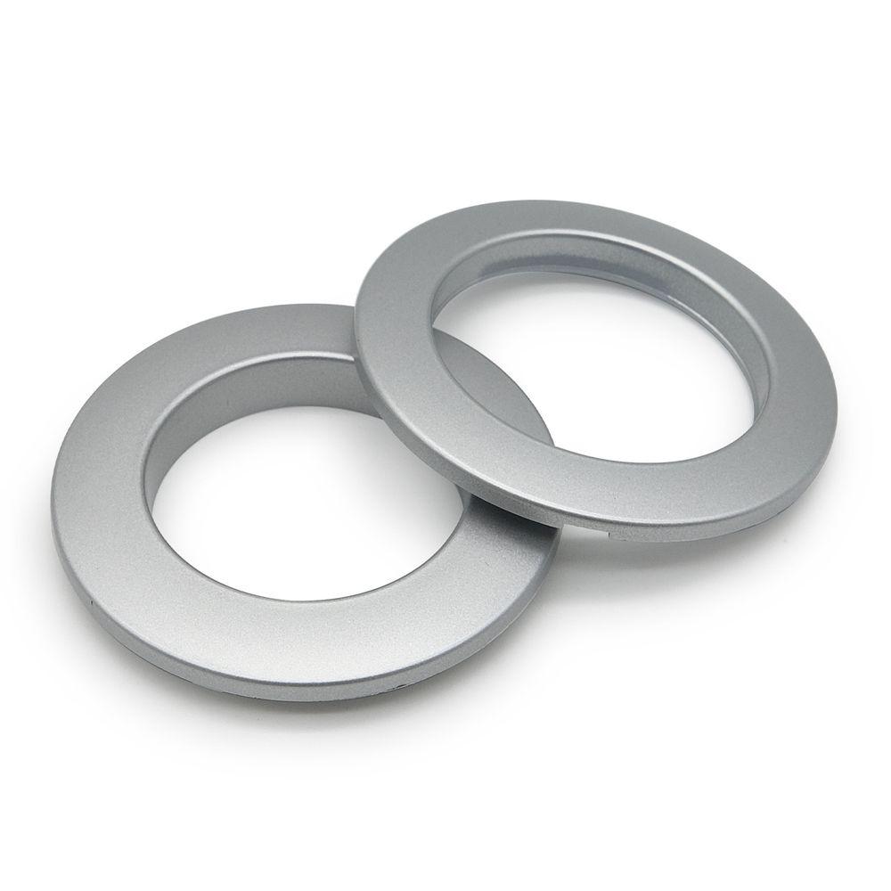 Люверсы шторные ⌀35 мм, с многоуровневым замком цвет № 3 матовое серебро, 10 шт