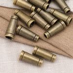 Наконечник для шнура металл колокол 20 мм (латунь), 20 шт