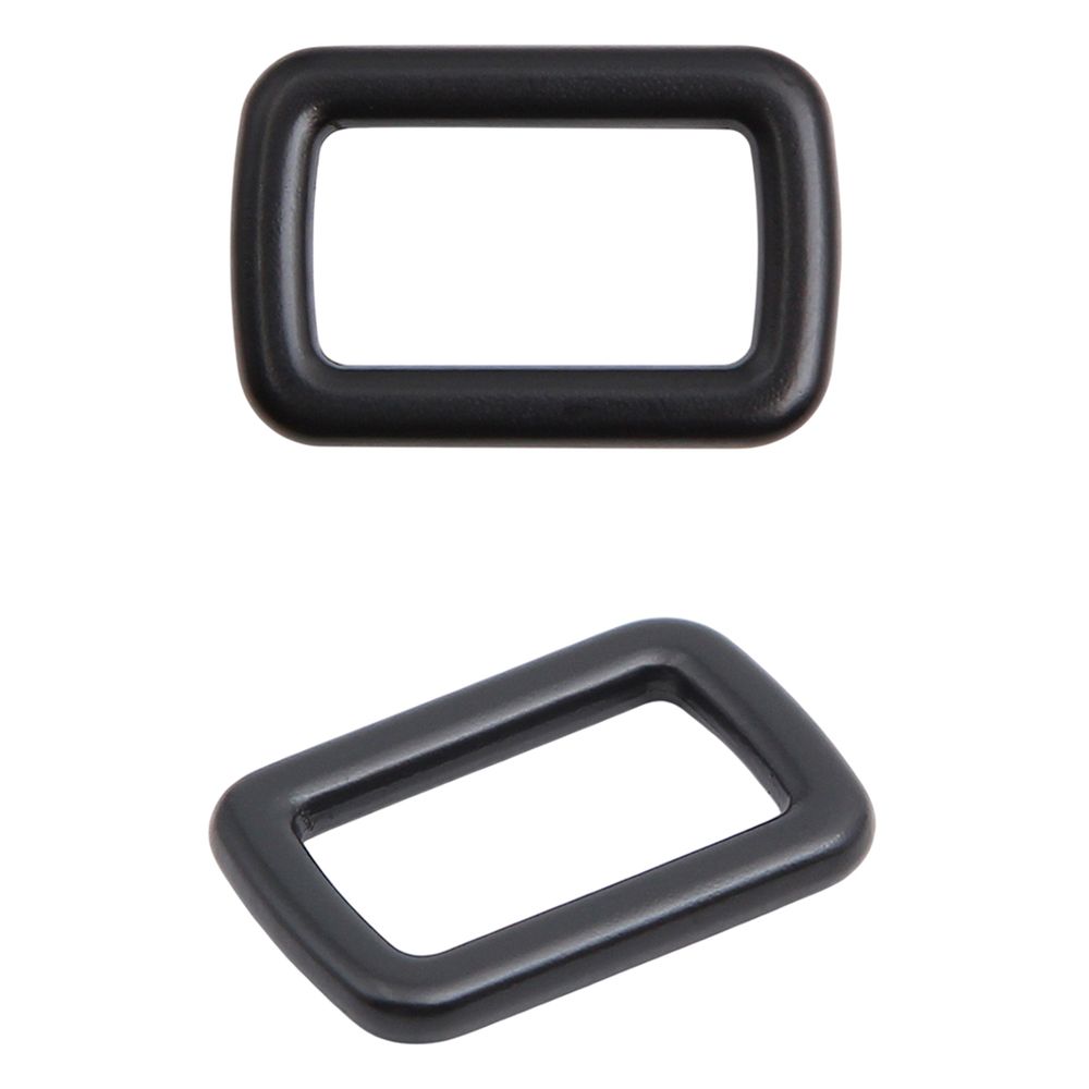 Рамка прямоугольная металл 15 мм /21х14 мм/ черный матовый, ГУ12749, 4 шт