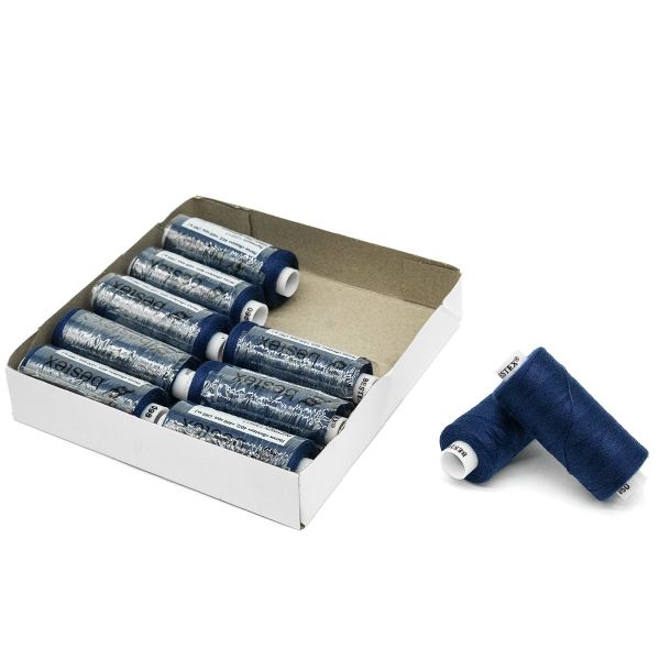 Нитки швейные бытовые Bestex 40/2, 365 м (400 ярд) / 10 кат., 098 светлый индиго