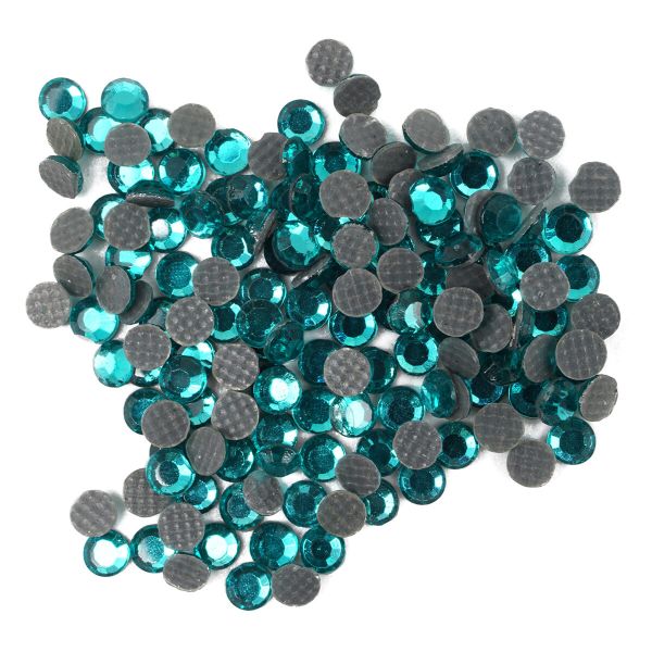 Стразы термоклеевые, 2,8 мм, ss10, 150 шт/упак (126 бирюзовый)