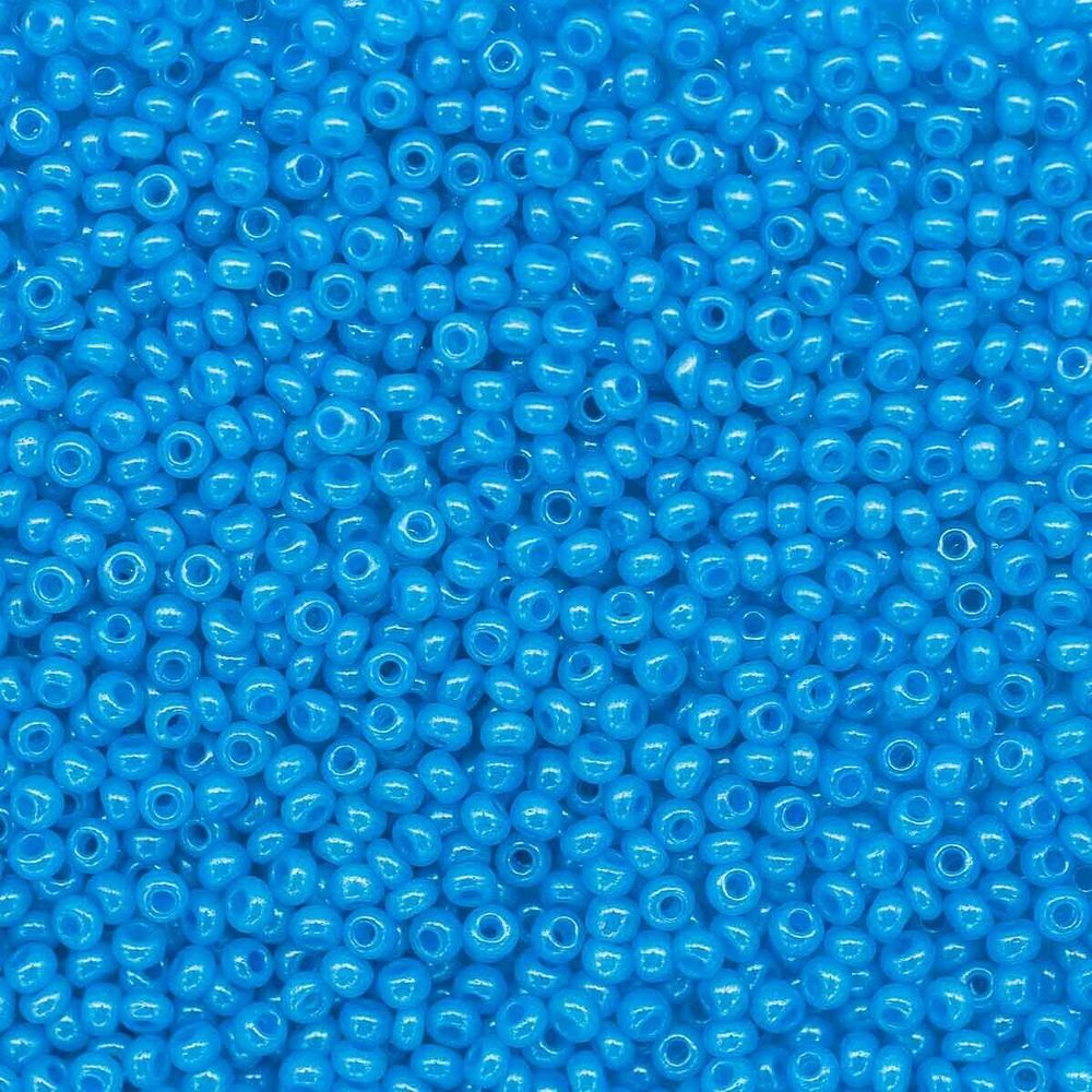 Бисер Preciosa эффект алебастра с цветным покрытием 10/0 (2.3 мм), 100 г (5х20 г), цв. 17365