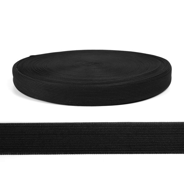 Тесьма (лента) окантовочная 22 мм / 100 метров, вязаная, 4С-516/22с24 цв.147 черный