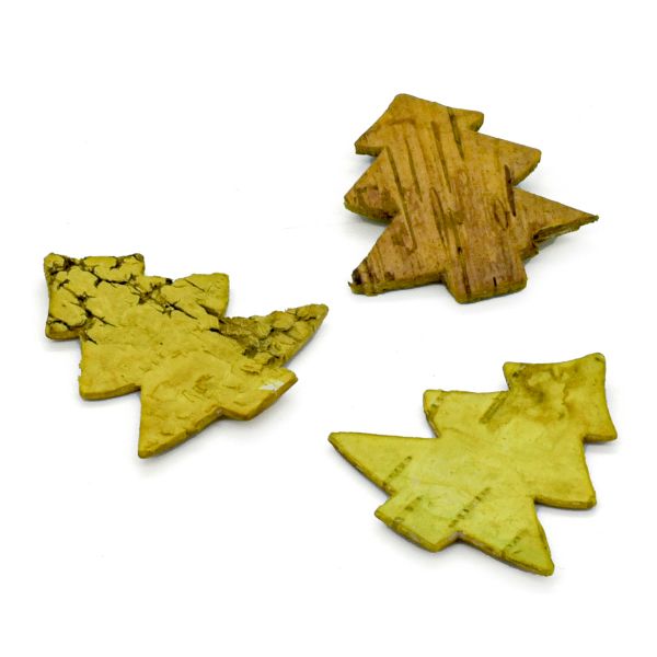 Декоративные элементы из коры дерева 