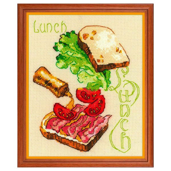 Набор для вышивания нитками Риолис, Ланч 15х18см