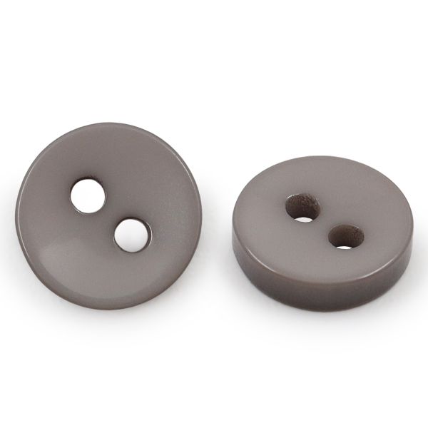 Пуговицы 2 прокола 14L, 9 мм, (Gray (серый)), NE74, 144 шт