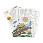 Набор для вышивания нитками Panna, Живая картина. Брошь. Путешествие на колесах, 5.5x5.5 см