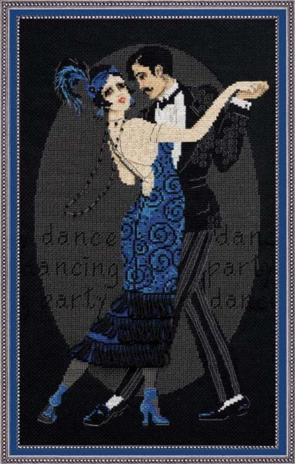 Набор для вышивания нитками Риолис, Танцевальное кафе 25х40 см