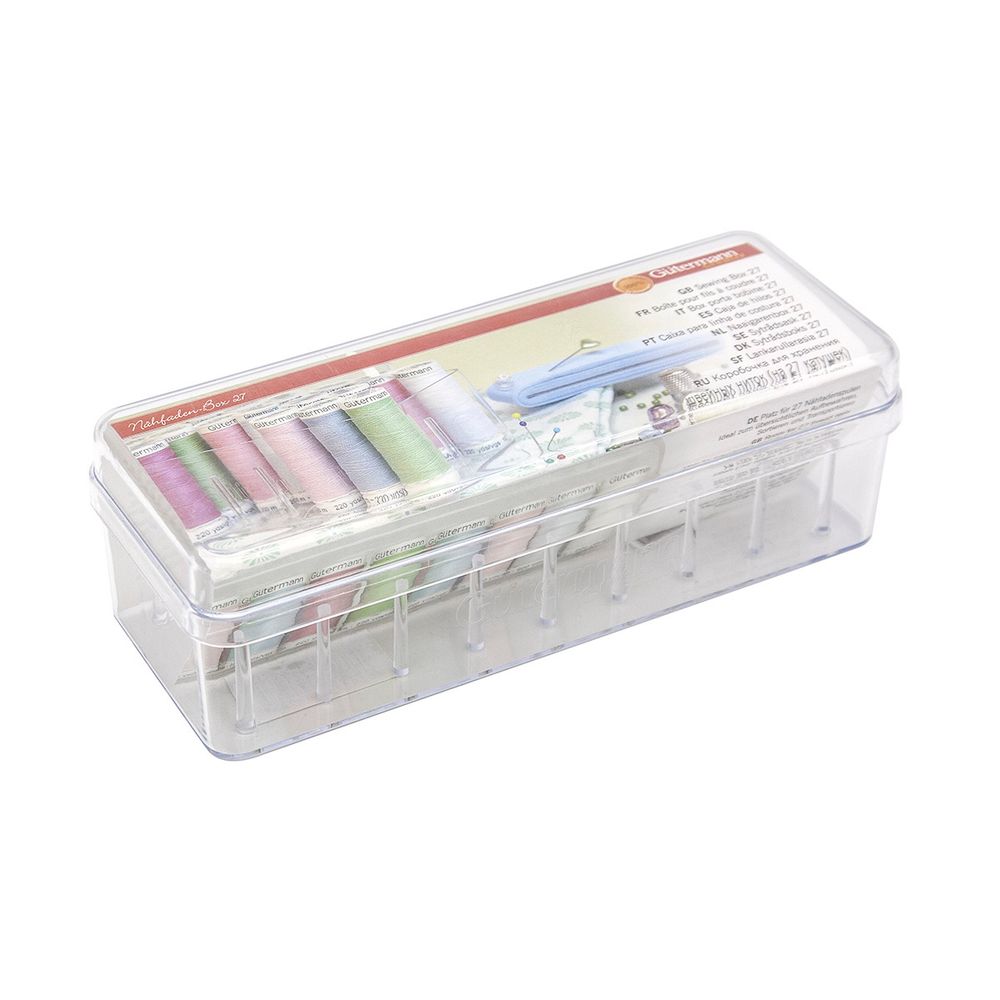Органайзер для ниток, 27 катушек 20х6,2х7,8см Gutermann