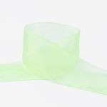 Лента капроновая (органза) 50.0 мм / 22.8±1 метра, 117 св.салатовый, Blitz OR-50