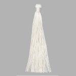 Кисть шторная l=10 см, полиэстер, 10 шт, 22 молочный, CL-034