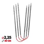 Спицы круговые Addi Crasy Trio Novel Long ⌀2.25мм, 30 см /TOS/